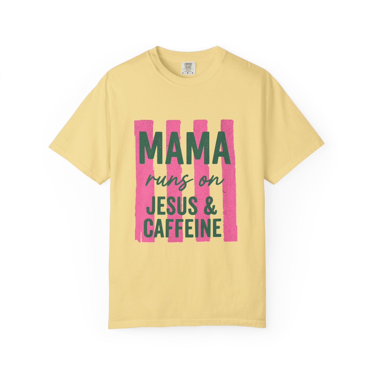 Mama Runs on Jesus & Caffeine T-Shirt