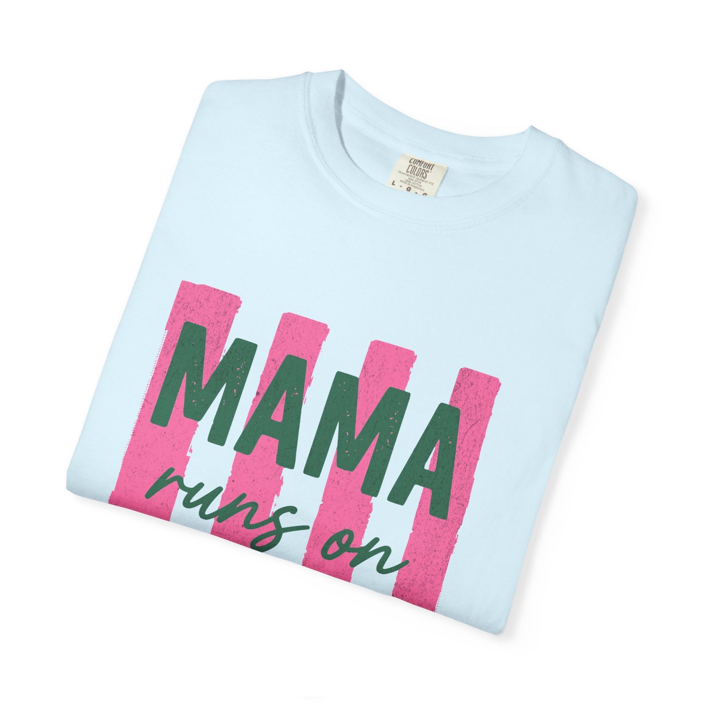 Mama Runs on Jesus & Caffeine T-Shirt