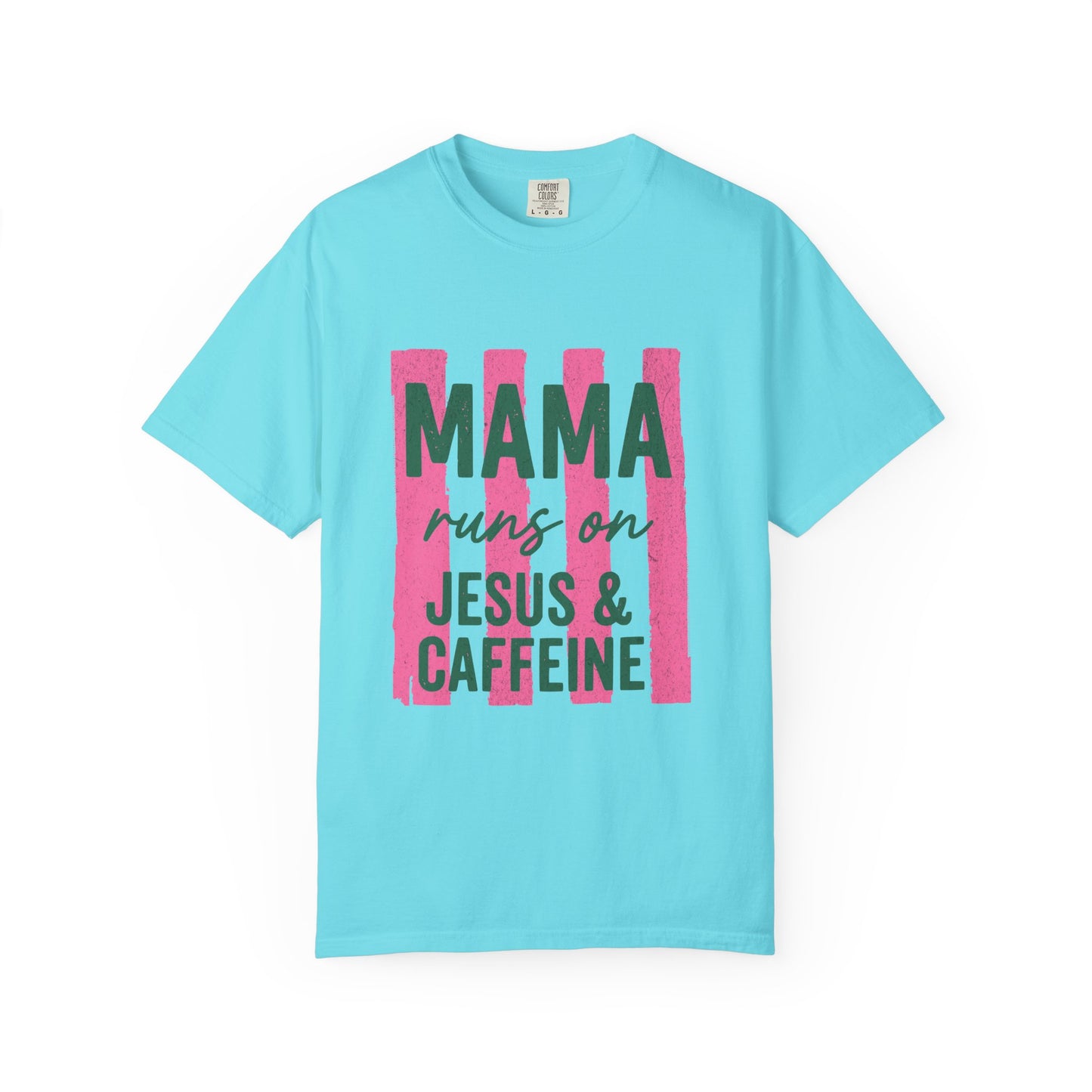 Mama Runs on Jesus & Caffeine T-Shirt
