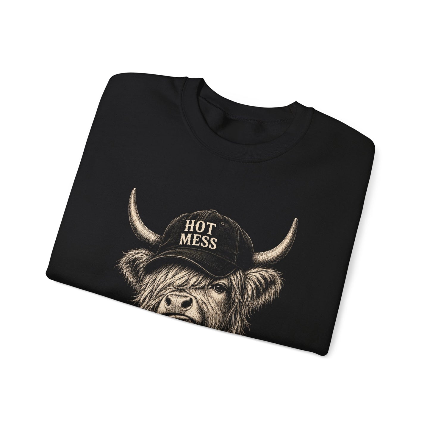 Highland Cow Crewneck Sweatshirt
