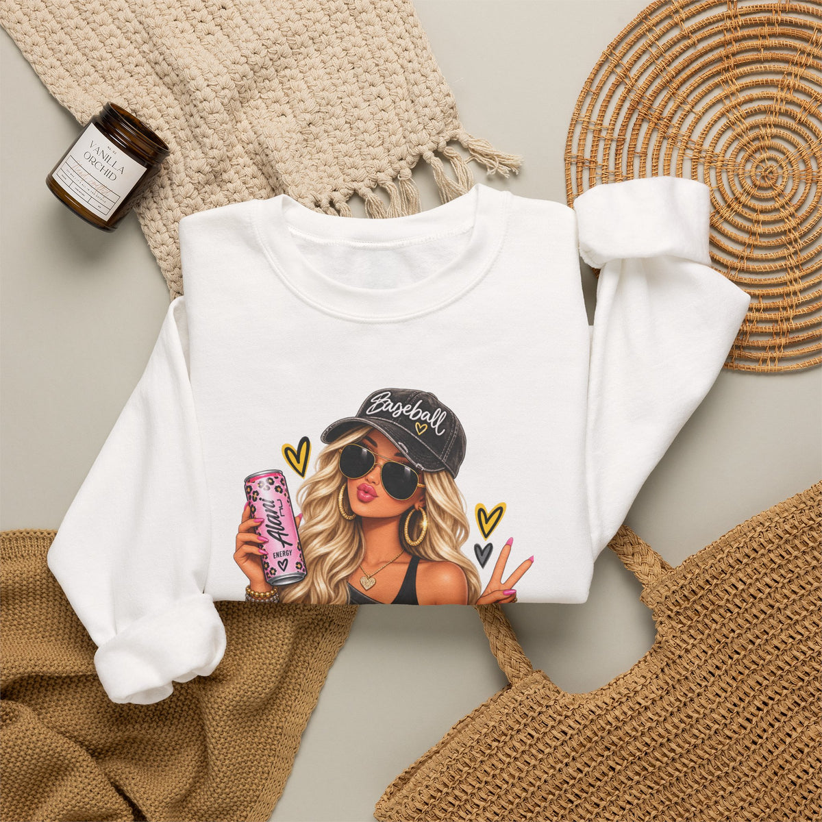 Bougie Barbie Crewneck Sweatshirt