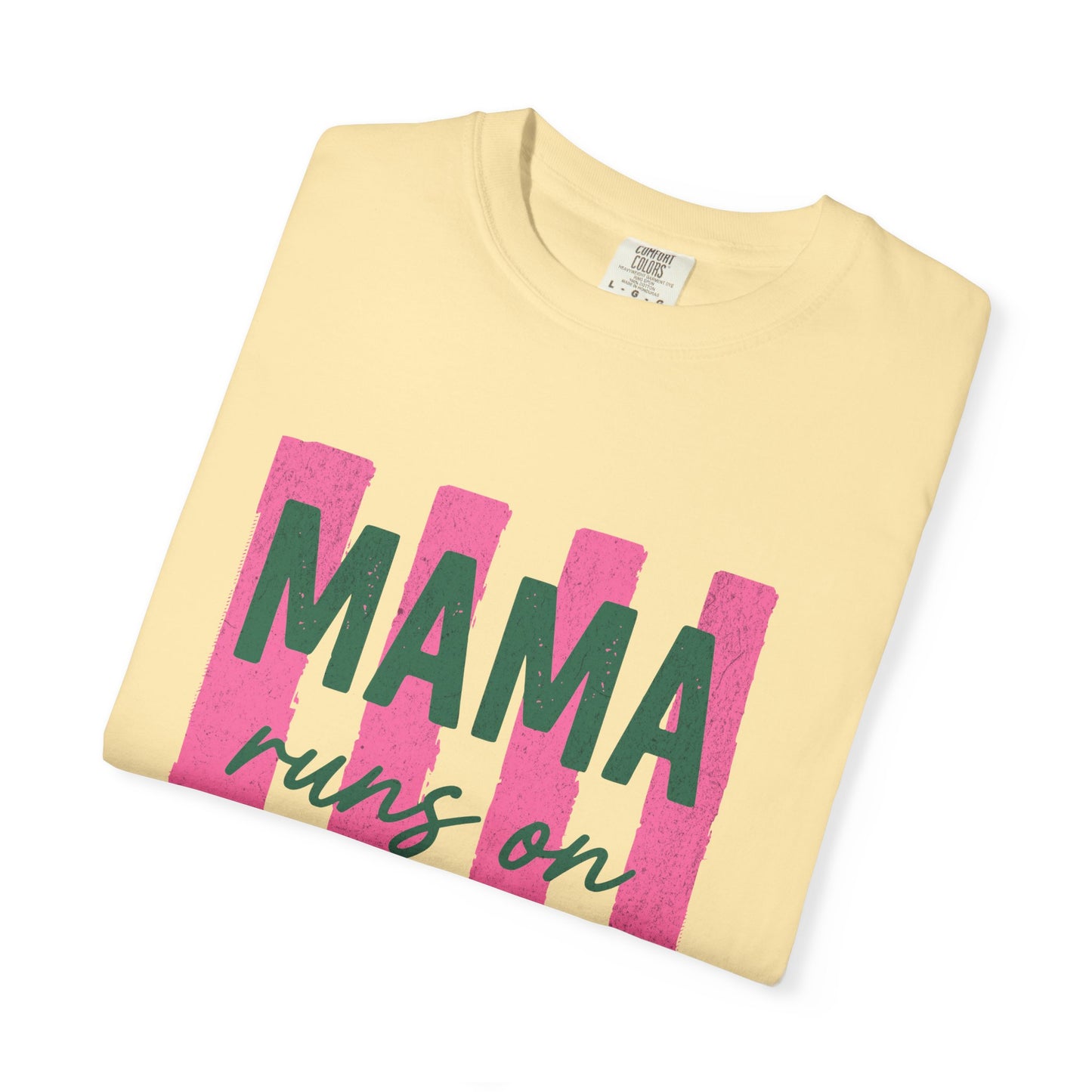 Mama Runs on Jesus & Caffeine T-Shirt