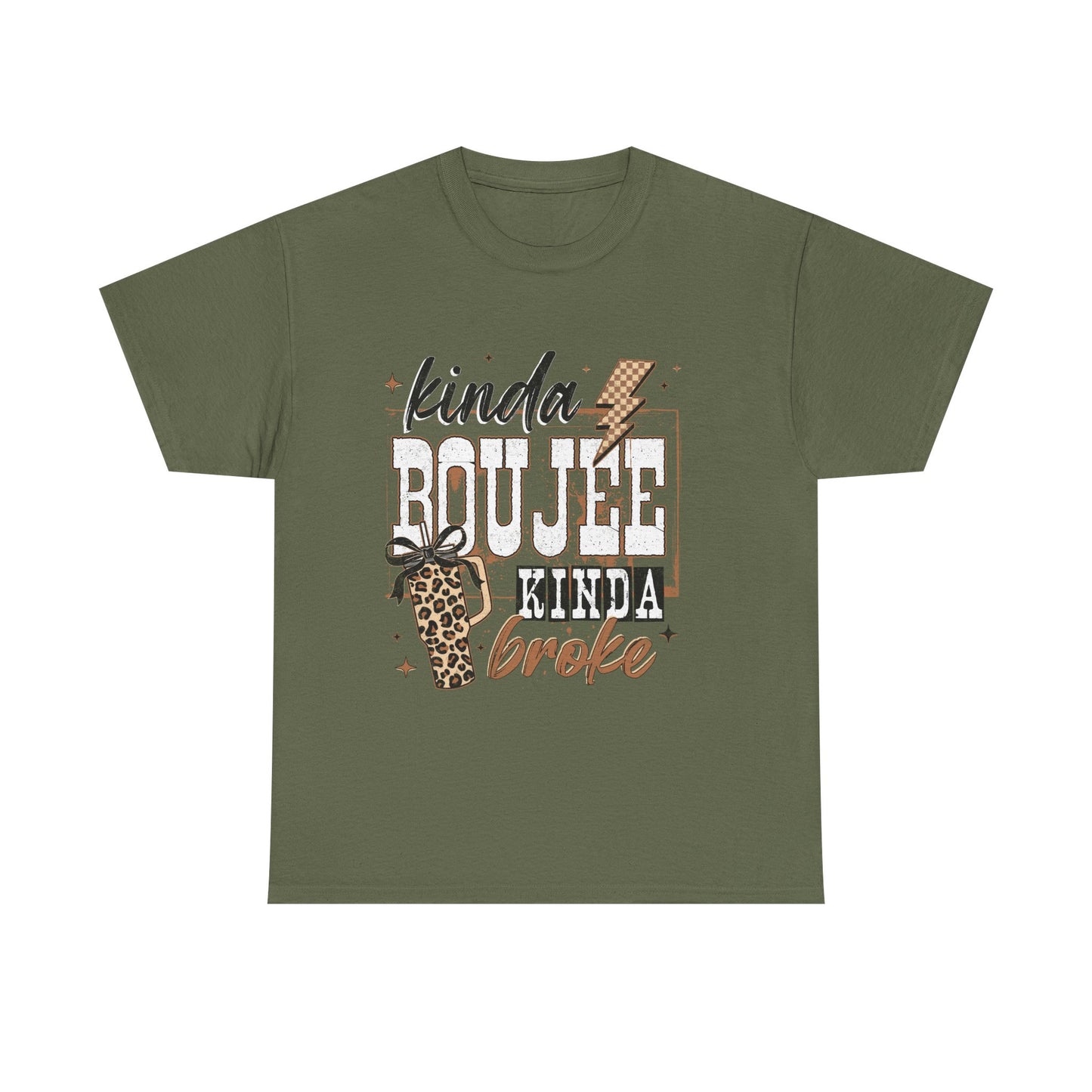 Kinda Boujee Kinda Broke Graphic Tee