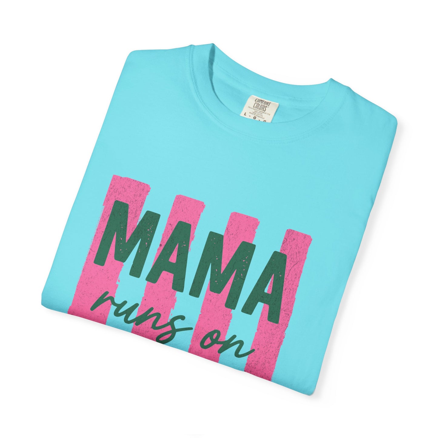 Mama Runs on Jesus & Caffeine T-Shirt