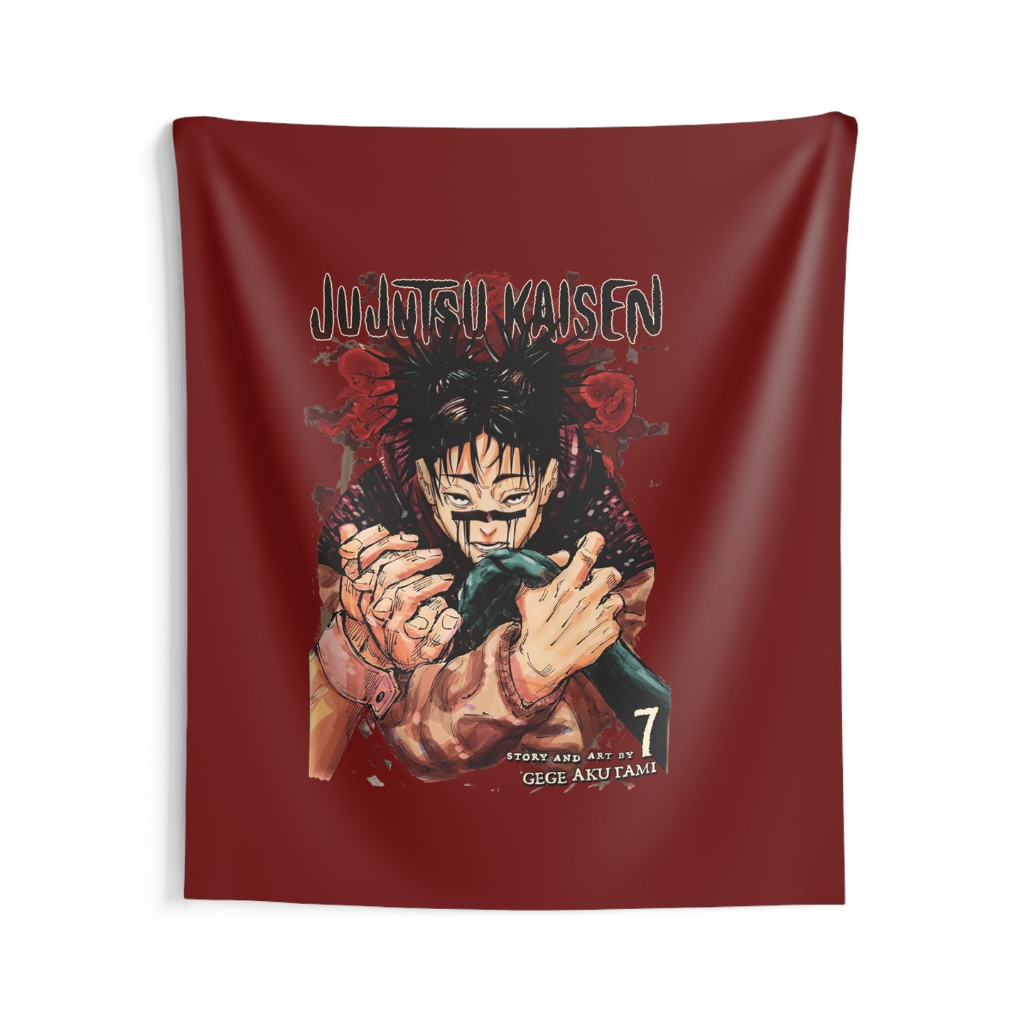 Jujutsu Kaisen Sukuna Art Wall Tapestry — Anime Demon King Room Decor