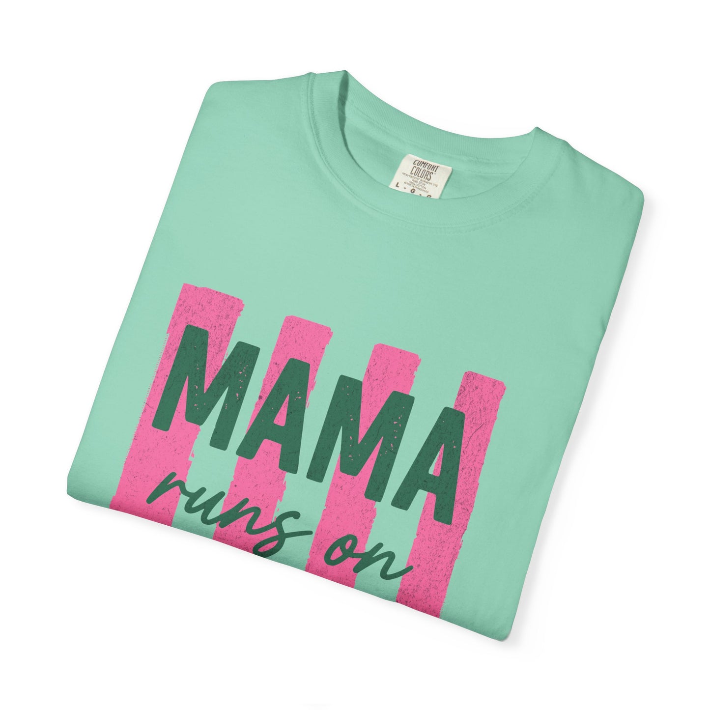 Mama Runs on Jesus & Caffeine T-Shirt